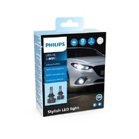 Philips Ultinon Pro 3022 H11 Headlight Globes 12/24V Pair