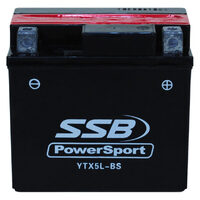 SSB YTX5L-BS Powersport Battery